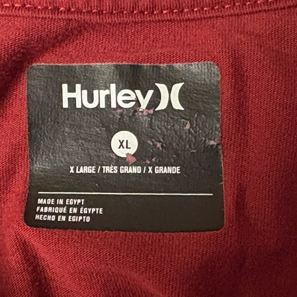 T-Shirt short sleeve crew neck HURLEY Mens XL Unisex - Picture 7 of 8